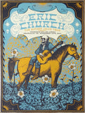 2021 Eric Church - Knoxville Silkscreen Concert Poster by Status Serigraph