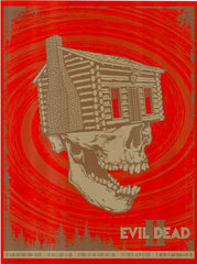 2008 "Evil Dead II" - Silkscreen Movie Poster by Todd Slater