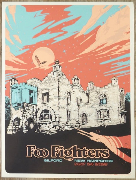 2023 Foo Fighters - Gilford Silkscreen Concert Poster by Jason Malmberg