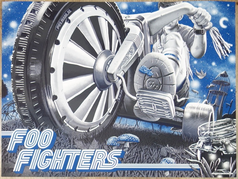 2023 Foo Fighters - Pelham Silkscreen Concert Poster by Darin Shock