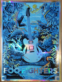 2024 Foo Fighters - Wellington Foil Variant Concert Poster by Blair Sayer