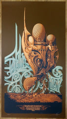 2008 Genghis Tron - East Coast Silkscreen Tour Poster by Aaron Horkey