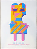 2012 Ghostland Observatory - Red Rocks Silkscreen Concert Poster by Dan Stiles