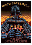 2005 Good Charlotte - Star Wars Silkscreen Concert Poster by Emek