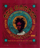 1999 Ben Harper & Galactic - Eugene Silkscreen Concert Poster by Gary Houston