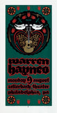 2004 Warren Haynes - Philadelphia Silkscreen Concert Poster by Gary Houston
