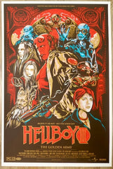 2010 "Hellboy II" - Silkscreen Movie Poster by Ken Taylor