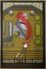 2011 "The House by the Cemetery" - Silkscreen Movie Poster by Jeff Proctor