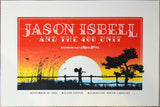 2022 Jason Isbell - Wilmington Silkscreen Concert Poster by Tom Shaw