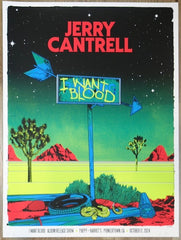 2024 Jerry Cantrell - Pioneertown Silkscreen Concert Poster by Ivan Minsloff