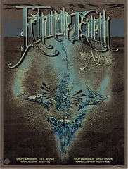 2004 Khanate - Seattle/Portland Concert Poster by Aaron Horkey/Burlesque