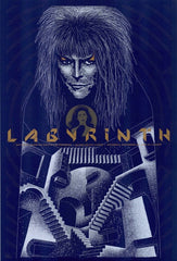 2008 "Labyrinth" - Blue Variant Silkscreen Movie Poster by Todd Slater