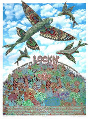 2016 Lockn' Festival - Silkscreen Concert Poster by Emek
