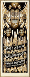2016 Melvins & Napalm Death - Portland Silkscreen Concert Poster by Guy Burwell
