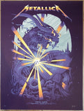2024 Metallica - Vienna Silkscreen Concert Poster by Alex Hovey