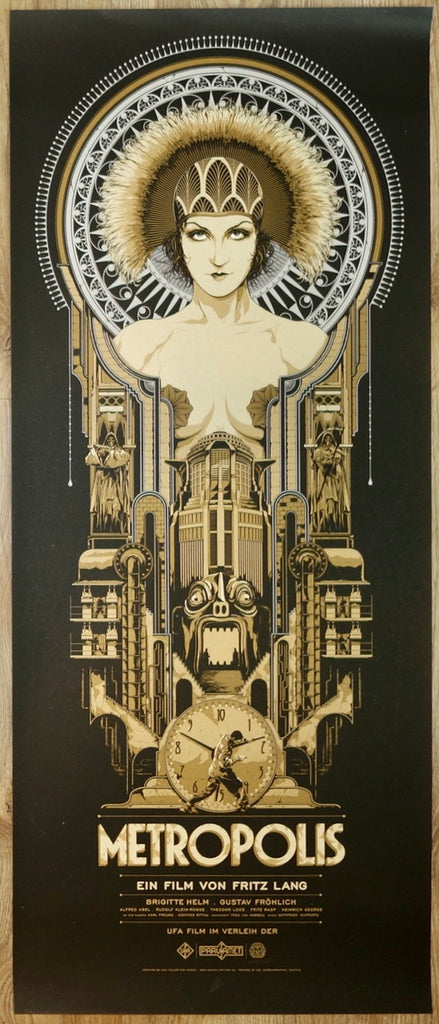 2013 "Metropolis" - Variant Silkscreen Movie Poster by Ken Taylor