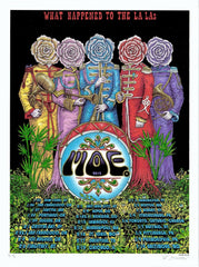 2012 Moe - Winter Tour Silkscreen Concert Poster by Emek