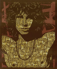 2009 "I'm Lacerta Rex Rgis" - Jim Morrison Silkscreen Art Print by Todd Slater