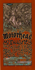 2001 Motorhead - Portland Silkscreen Concert Poster by Gary Houston