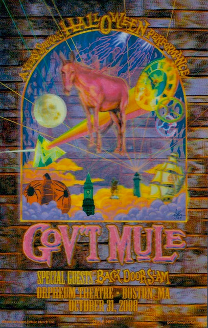 2008 Gov't Mule - Boston Lenticular Concert Poster by Steve Johannsen