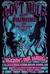 2006 Gov't Mule - Brooklyn Silkscreen Concert Poster by Richard Biffle