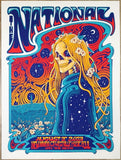 2023 The National - New Haven Silkscreen Concert Poster by Helen Kennedy