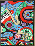 2017 Newport Jazz Festival - Silkscreen Concert Poster by Nate Duval