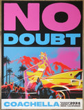 2024 No Doubt - Coachella I Silkscreen Concert Poster by Matt Taylor