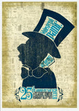 2011 Widespread Panic - Athens Silkscreen Concert Poster by Chris Bilheimer