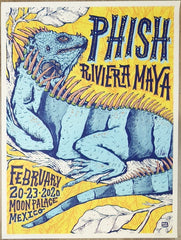 2020 Phish - Riviera Maya Silkscreen Concert Poster by Victor Melendez