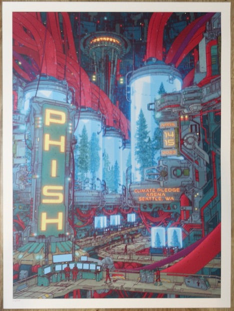 2023 Phish - Seattle Lithograph Concert Poster by Calder Moore