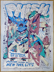 2025 Phish - NYC NYE Silkscreen Concert Poster by Darren Shaddick
