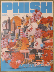 2025 Phish - NYC NYE Silkscreen Concert Poster by Maximo Tuja
