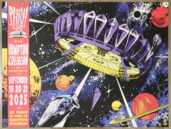 2025 Phish - Hampton Silkscreen Concert Poster by Johnny Dombrowski