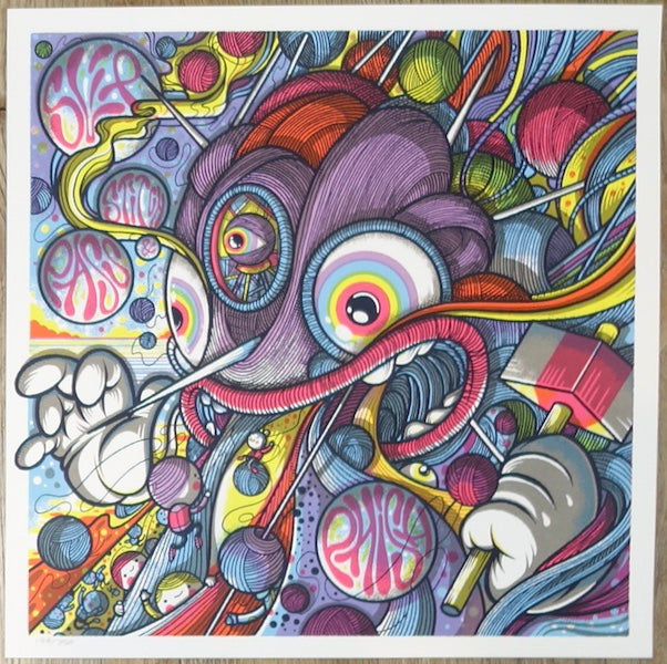 2018 Phish - Slip Stitch and Pass Silkscreen Poster by Drew Millward