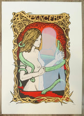 2009 Placebo - Hong Kong Silkscreen Concert Poster by Malleus