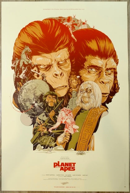 2012 "The Planet Of The Apes" - Movie Poster by Martin Ansin