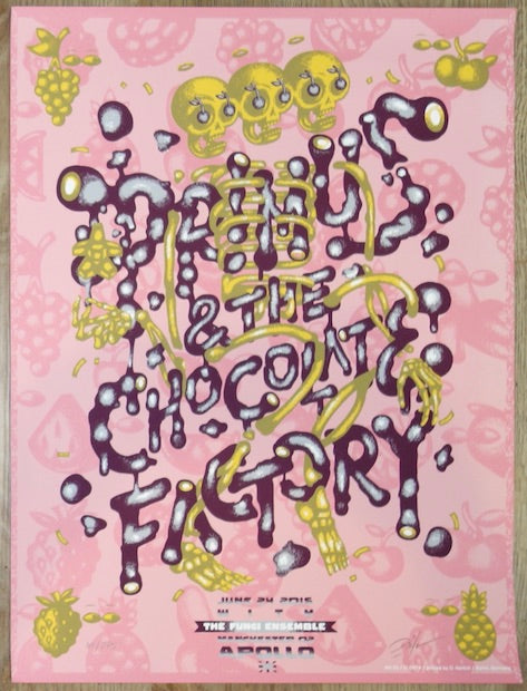 2015 Primus - Manchester Silkscreen Concert Poster by DXTR