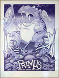 2025 Primus - Fairfax White Swirl Foil Variant Concert Poster by Jim Mazza