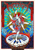 1998 The Prodigy - Detroit Silkscreen Concert Poster by Emek