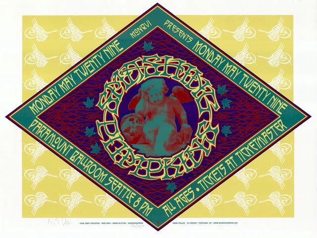 2000 Smashing Pumpkins - Seattle Silkscreen Concert Poster by Gary Houston