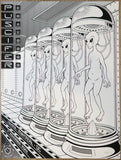 2022 Puscifer - Montreal Keyline Variant Concert Poster by Gumball Designs