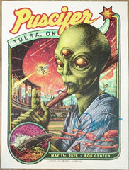 2025 Puscifer - Tulsa Silkscreen Concert Poster by Twin Home Prints