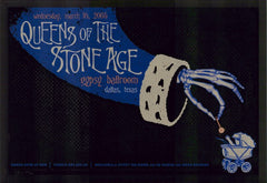 2005 Queens of the Stone Age - Dallas Silkscreen Concert Poster by Todd Slater