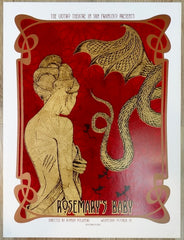 2011 "Rosemary's Baby" - Silkscreen Movie Poster by David O'Daniel
