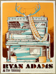 2014 Ryan Adams - Canada Silkscreen Concert Poster by Ivan Minsloff