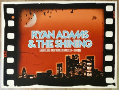 2016 Ryan Adams - Los Angeles Silkscreen Concert Poster by Ivan Minsloff