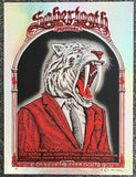 2016 Sabertooth Festival - Portland Glitter Foil Variant Concert Poster by Emek