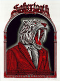 2016 Sabertooth Festival - Portland Silkscreen Concert Poster by Emek