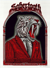 2016 Sabertooth Festival - Portland Silkscreen Concert Poster by Emek